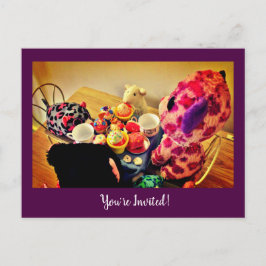 Postal De Invitación Hora de Fiesta