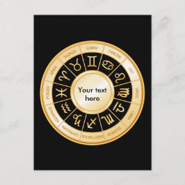 Postal De Invitación Horoscope Mandala