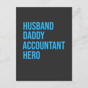 Postal De Invitación Husband Daddy Accountant