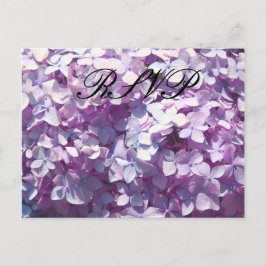Postal De Invitación Hydrangea, RSVP