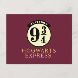 Postal De Invitación Icono de la EXPRESA DE HOGWARTS™ Plataforma 9 3/4