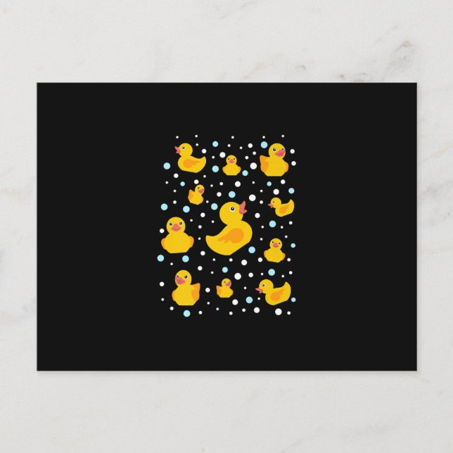 Postal De Invitación Impresión de duelo de goma (Anverso)