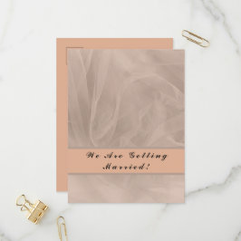 Postal De Invitación Impresión texturizada de tela rosa