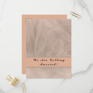 Postal De Invitación Impresión texturizada de tela rosa