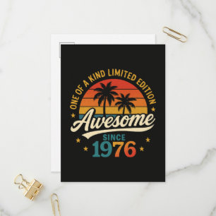 Postal De Invitación Impresionante desde 1976 Único en su Clase
