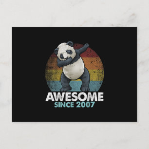 Postal De Invitación Impresionante desde 2007 Dabbing Panda 13º cumplea