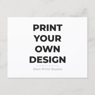 Postal De Invitación Imprime tu propio diseño personalizado Imprimien