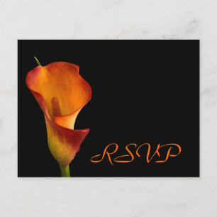Postal De Invitación inserción de RSVP