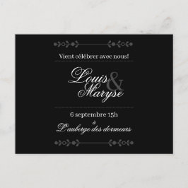 Postal De Invitación Invitation de mariages | Faire-part