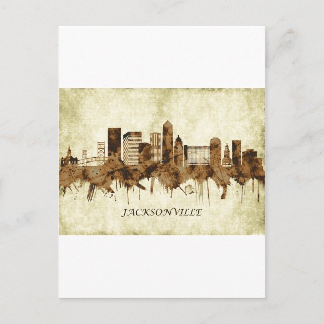 Postal De Invitación Jacksonville Florida (Anverso)