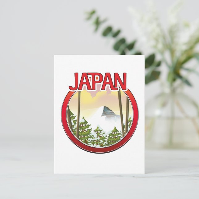 Postal De Invitación Japón (Anverso de pie)