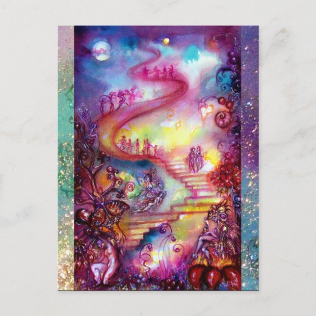 POSTAL DE INVITACIÓN JARDÍN DE LAS SOMBRAS PERDIDAS (Anverso)