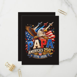 Postal De Invitación Jets Águila Patrióticos América 250º