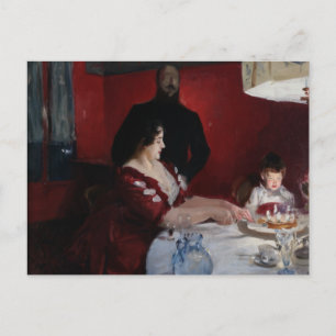 Postal De Invitación John Singer Sargent - Partido del Cumpleaños