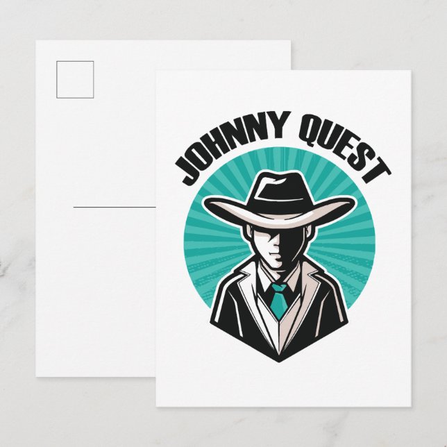 Postal De Invitación Jonny Quest (Anverso / Reverso)
