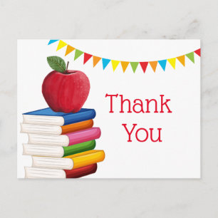 Postal De Invitación jubilación de profesores, Apple, retiro de profeso