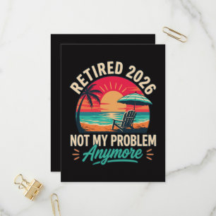 Postal De Invitación Jubilado 2026 Ya No Es Mi Problema