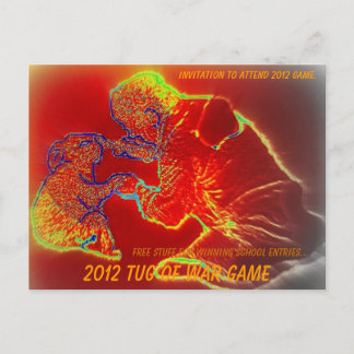 Postal De Invitación koala y bombero