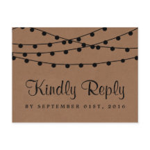 La colección de Bodas Rustic Kraft Lights