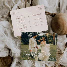 Postal De Invitación La minimalista boda moderna salva la fecha