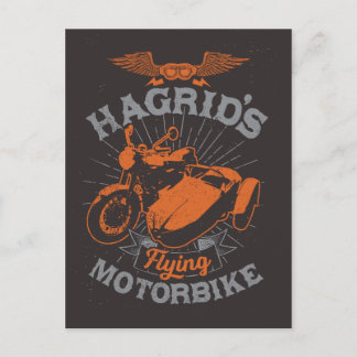 Postal De Invitación La moto voladora de Hagrid