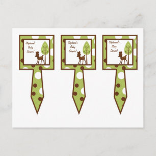 Postal De Invitación La torta de 3 tazas escoge ciervos de los amigos