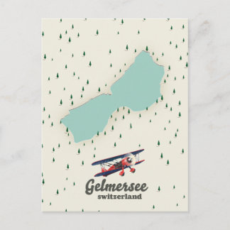 Postal De Invitación Lago Gelmersee Suiza lago