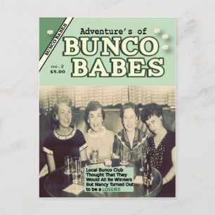 Postal De Invitación Las aventuras de Bunco Babes Edition #2