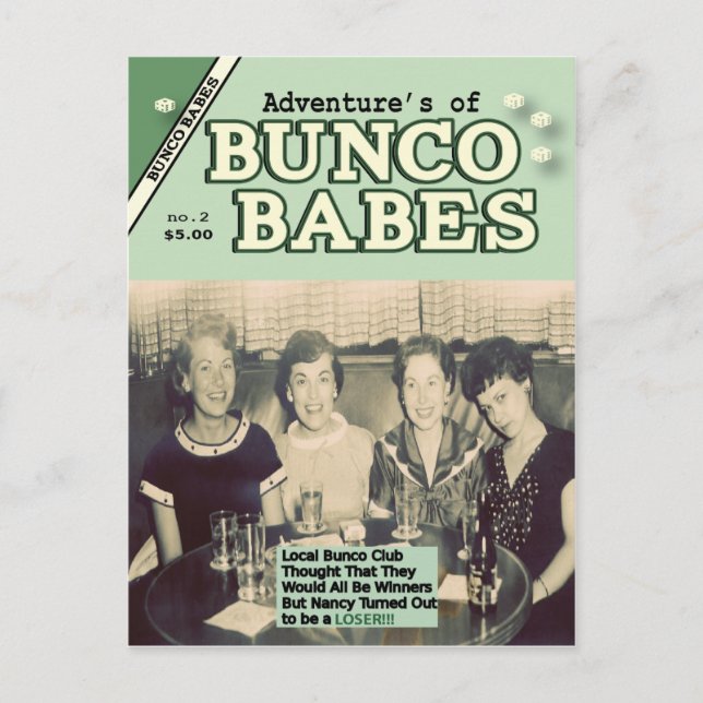 Postal De Invitación Las aventuras de Bunco Babes Edition #2 (Anverso)
