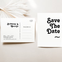 Letras Modernas Retro para Salvar la Fecha