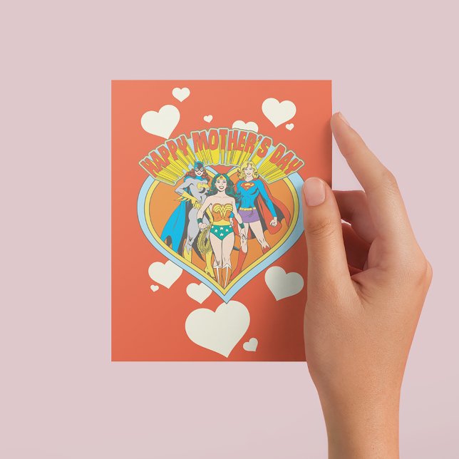 Postal De Invitación Liga de la Justicia | Feliz Día de la Madre (Subido por el creador)