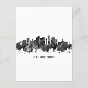 Postal De Invitación Línea aérea Belo Horizonte Brasil