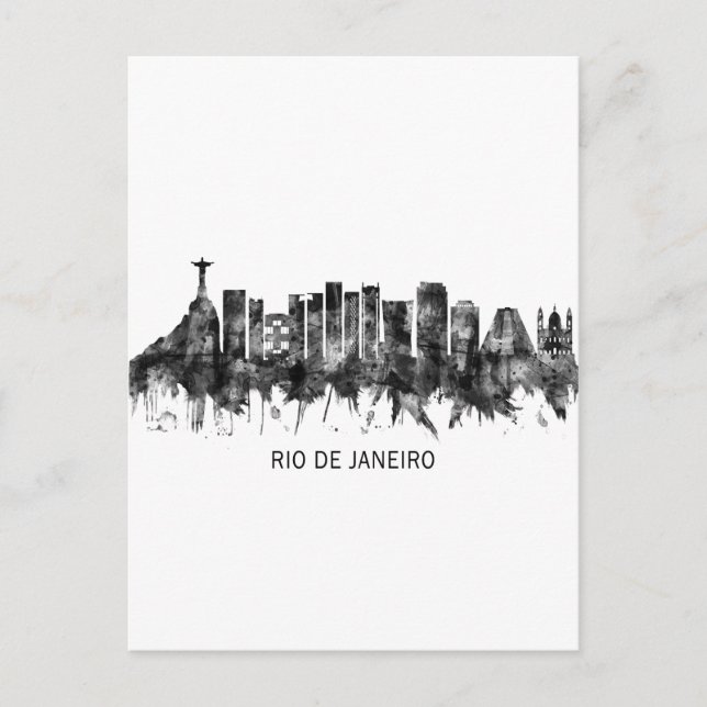 Postal De Invitación Línea aérea brasileña de Río de Janeiro (Anverso)
