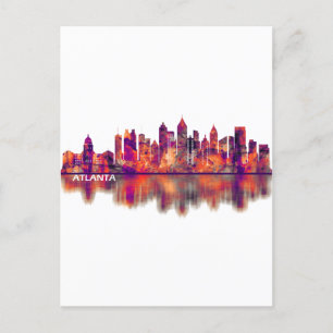 Postal De Invitación Línea aérea de Atlanta Georgia