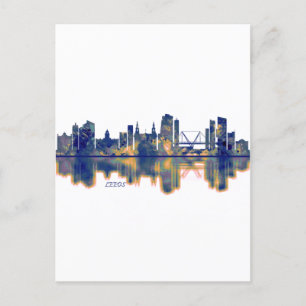 Postal De Invitación Línea aérea de Leeds