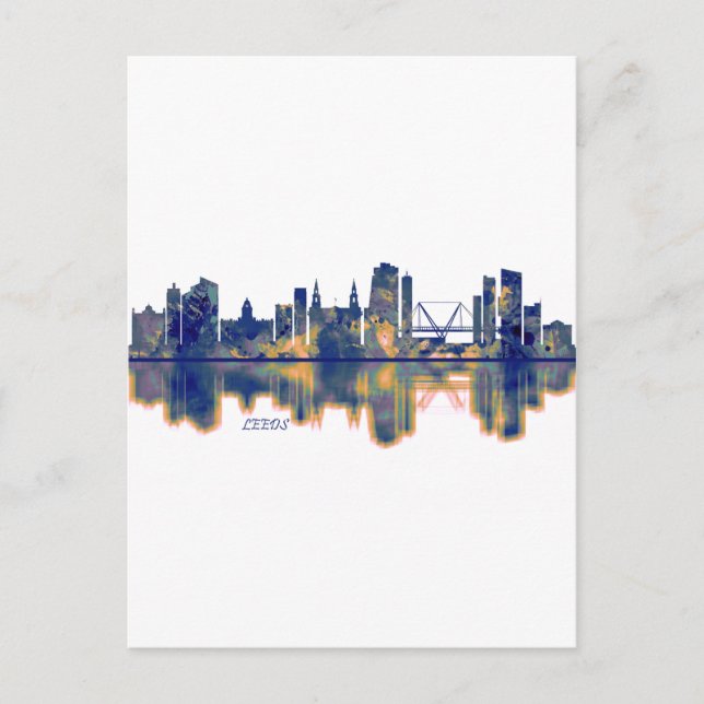 Postal De Invitación Línea aérea de Leeds (Anverso)