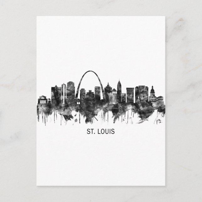 Postal De Invitación Línea aérea de St. Louis Missouri (Anverso)
