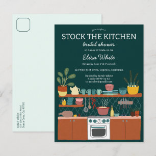 Postal De Invitación LLENA LA COCINA Despedida de soltera Dulce PERSONA