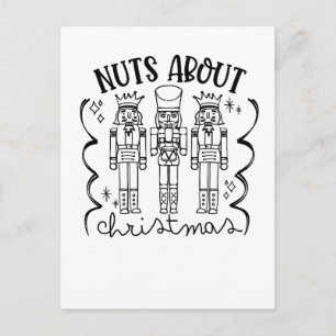 Postal De Invitación Locos por la Navidad Funny Navidad Cascanueces
