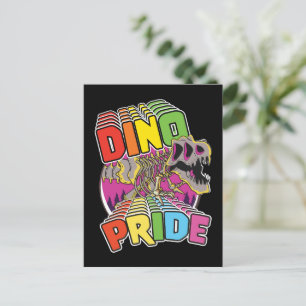 Postal De Invitación Logo de Dino Pride