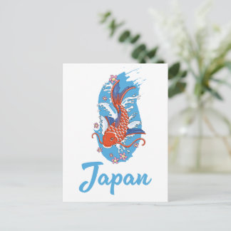 Postal De Invitación Logo de Pesca de Japón