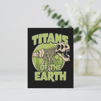Postal De Invitación Logo de Titanes de la Tierra