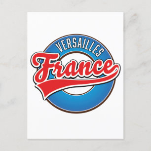 Postal De Invitación Logo de Versailles France