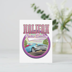 Postal De Invitación Logo de viaje de Halifax Nova Scotia