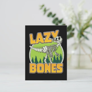 Postal De Invitación Logo del personalizado Lazy Bones