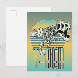 Postal De Invitación logotipo de personalizado T-REX