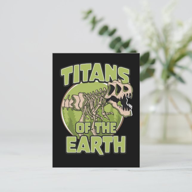 Postal De Invitación logotipo de Titans of the Earth (Anverso de pie)