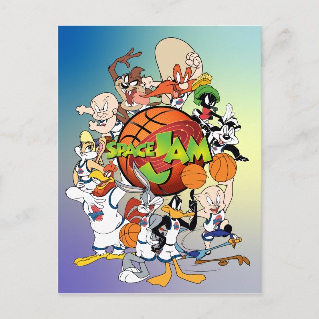 Postal De Invitación Logotipo de TUNE SQUAD™ Group SPACE JAM™ (Anverso)