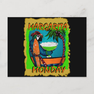 Postal De Invitación Loros de Fiesta