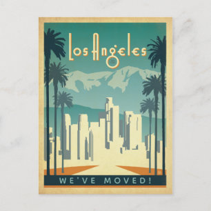 Postal De Invitación Los Ángeles, California   Nos hemos mudado